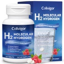 Hydrogen Tablets for Drinking Water, 120 Pcs H2 Molecular Hydrogen with Magnesium, 12ppm H2 Molecular Tabs, for Brain Health, Antioxidant & Cognitive Support, 120 Servings