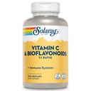 含Citrus Bioflavoids的SOLARAY维生素C 500mg,1:1比例-抗氧化剂和免疫支持补充剂-含Rose HIPS和Acerola的维生素C,Vegan,60天保障,125服务,250VegCaps