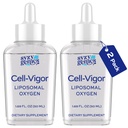 Liquid Oxygen Drops – 13-in-1 Oxygen Boost Liposomal Formula with CoQ10, B Vitamins, Ginseng, Glutathione & Resveratrol – High Absorption Energy & Immune Support – 3.38 fl oz