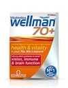 Vitabiotic S Wellman 70+ 30Tablets Pack Of 2 | Advanced multivitamin for men 70+, supporting heart, brain, immune health, energy release, and overall wellbeing.