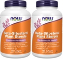 NOW Foods Supplements, Beta-Sitosterol Plant Sterols with CardioAid®-S Plant Sterol Esters and Added Fish Oil, 180 Softgels, (Pack of 2)