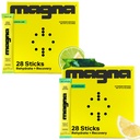 MAGNA Electrolytes Powder Drink Mix Bundle – Lemon Lime & Mint Lemonade Flavors, 56 Servings | Hydration, Energy & Focus Support with Sodium, Potassium, Vitamin D, B6 & B12