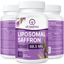 Liposomal 沙发补充88.5毫克,最大吸收,100%纯沙发提取瓶,用于Mood,能量,视觉和焦点 - 60 Vegan Capsules