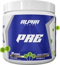 Alpha Supps Pre, Pre-Workout Powder for Men & Women, Back to Basics Preworkout Formula for Fitness & Gym Training Athletes - Boost Energy, Focus & Performance (30 Servings, Green Apple)