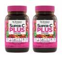 Dr. Schulze's Super-C Plus - Vitamin C Supplement for Immune Support - Skin Health & Antioxidant Support - High-Potency Formula - Plant-Based Superfood - Gluten-Free & Vegan, 2 oz (20 Serving), 2 Pack