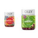 OLLY儿童豁免Gummy,Immune支持,50伯爵每日能源Gummy,维生素B12,CoQ10,60伯爵