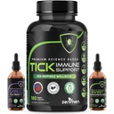 Zenmen Tick Immune Support Bundle: 180 Capsules & Organic Garlic & Sweet Wormwood Extracts – Science-Based Immune, Heart & Liver Health Support, Third-Party Tested, Vegan, Non-GMO