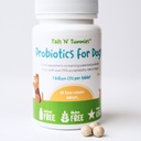 Tails ’N’ Tummies Probiotics for Dogs: 60 Tiny Tablets for Allergies, Itchy Skin, Diarrhea & Digestive Relief – Gentle, Clean Formula for Dogs
