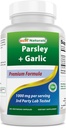 最佳自然剂 Parsley和大蒜 1000 mg / service 250 Vegetarian Capsules. 格鲁滕自由与非GMO.