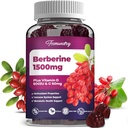 Berberine Gummys 1500毫克来自印度巴贝里根高活性,配有维生素D和维生素C补充剂