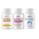 CogniTune Mind & Body Bundle - Multi Collagen, Brain Health, Turmeric & Ginger - Boost Overall Wellness & Vitality