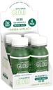 Chloroglow Chlorophyll Shots – 有机植物基绿色苹果饮料,用于免疫支持和身体清洁 – 自然补充(4包)