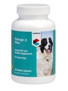 Omega-3 Soft Gels for Large Dogs – Essential Fatty Acids with Vitamins A, E & D3 – Skin, Coat & Joint Supplement – 60 Count