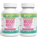 Mood Boost 24-in-1, Cortisol Supplement with Ashwagandha | Mood Booster Supplement, B-Complex, Zinc, L-Theanine & GABA, Calm & Energy Support, Non-GMO, Vegan, 60 Day Supply