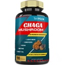 Chaga Mushroom Extract Capsules & Lions Mane, Cordyceps and More | Digestive Health, Vitality Support | Energy Boost, Rich in Health & Nutrients, 3 Months Supply