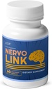 Nervolink - 百分之百的Nerve-support & Energy Boost自然补充,配有Reishi,Shiitake,和Lion的Mane蘑菇,美国制造,Non - GMO - 60 Capsules,1个月供应