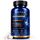 Dopamine Brain Food, L-Tyrosine Dopamine Supplement 500mg, 120 Count | with Vitamin B Complex & Folate for Focus, Daily Motivation, Cellular Energy, and Mental Clarity