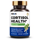 Cortisol Supplement for Women & Men with Ashwagandha, GABA, Magnesium, L-Theanine & Rhodiola – Cortisol Reducer & Manager for Detox and Stress Support, Sleep, Mood & Focus, USA Made, 60 Day Supply