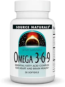 资料来源:Omega-36-9,心脏和脑健康必需脂肪酸复合物*-30软胶