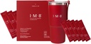 IM8 Beckham Stack Set,长寿NAD 补充和基本内容 All-in-One Multivitamin 补充粉末,用于抗衰老和整体健康(30位服务员,Beckham Stack - 旅行套)