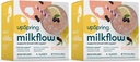 UpSpring Milkflow Immune 支持母乳喂养 补充饮料 Mix Fenugreek - Free, Moringa QQ 长莓柠檬汁 Flamonade QQ 乳液补充剂 支持母乳供应 QX 2 Pack
