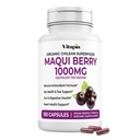 Vitapia Maqui Berry 1000mg - Maqui Berry 粉末补充剂 - Vegan 友好型,非GMO型和无Gluten型 - 180 Veggie Capsules