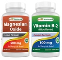 Magnesium Oxide 500 mg & B2 (Riboflavin) 100 mg