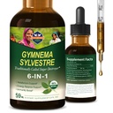 Gymnema (Gymnema sylvestre) Drops for Energy Balance Support & Immunity Boost w/Amla & Bitter Melon Fenugreek Herbal Extract, High Potency & Fast Absorption Liquid. 2oz