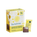 Fx Chocolate Sunshine - Vitamin D Sugar Free Chocolate for Mood, Immune & Bone Support - 2000 IU D3 with Vitamin K, Keto (Box of 15)