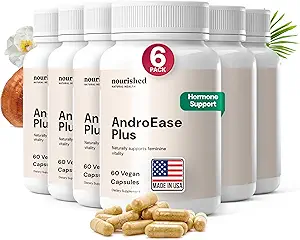 营养的AndroEase Plus -- -- 妇女自然平衡补充 -- -- Vegan 配有锌和Saw Palmetto的配方 -- -- 360 Capsules for Daily Wellness and Virity -- -- 美国制造