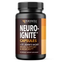 记忆和焦点神经GNITE大脑补充剂 - 60个计数 - 诺特罗普科大脑支持补充剂 圣约翰 Wort, Ginkgo Biloba, Bacopa, Phosphatidylserine - 非GMO Capsules, 2-Month 供应