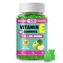 Vitamin E Gummies 400 IU for Women, Skin, Hair & Nails, 60 Count