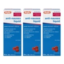 Rugby Anti-Nausea Liquid, Upset Stomach Reliever, 4 Fl Oz (3-Pack)