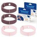 2 Pairs Motion Sickness Bracelets Nausea Bands for Adults and Kids