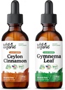野生和有机锡兰肉桂丁香 2 fl oz & Gymnema 叶片丁香 2 fl oz