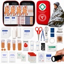 314 Pieces First Aid and Survival Kit for camping, Hiking