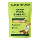 Good Monk Fiber Fix | Constipation, Bloating & Gas Relief | Prebiotic Soluble Fibre Supplement Powder + Probiotic | Isabgol Replacer | 20 Servings | Tasteless, No Grit Or Aftertaste