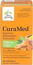 Terry Natural CuraMed 750 mg - 60 Softgels - 高级吸收BCM-95 Curcumin 补充剂,促进健康炎症反应 - 非GMO,无葡萄糖,Halal - 60