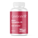 Celebrate Vitamins Multi-Complete, 45mg Iron – Daily Bariatric Multivitamin for Sleeve Gastrectomy and Gastric Bypass Surgery Patients – Essential Vitamins & Minerals (180 Capsules)