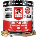 Old School Labs Testosterone Supplement for Men – Max Potency Tongkat Ali with BioPerine® for Max Absorption, Supports Muscle, Strength, Recovery, Drive & Stamina – Turkesterone, 120 Capsules