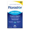 Florastor Probiotics for Digestive and Immune Health, 54 Capsules, Probiotics for Women & Men, Helps Flush Out Bad Bacteria, Boosts The Good with Our Strain Saccharomyces Boulardii, Packaging May Vary