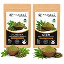 Premium Moringa Leaf & Neem Leaf Powder Combo | Herbal Tea & Decoction Ingredients | Chemical-Free