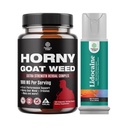 Horny山羊杂草对男子-超强雄性补充剂,和Lidocaine 脱敏 专题喷洒高潮控制 耐久性能-促进耐力和Stamina快速动作