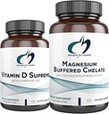 健康维生素D 最高(60 Capsules) + 镁甘油复合物(180 Capsules) 包件 - 维生素D3 5000 IU 与 2000 mcg 维生素K + 镁补充物(2种产品)
