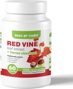 Vigor红葡萄叶提取器(Vitis Vinifera)和马栗提取器(Health Skin, Leg Veins,环流,和心脏)的红色葡萄提取器,1500 mg,60 capsules