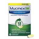 Mucinex 12Hr 成人胸腔摄入和咳嗽药物、超量 Mucus Relief的冷和咳嗽药物、600 mg Guaifenesin 和 30 mg Dexteromephan HBr, 68 双层药片