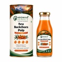 Aroniva Herbals Pure Himalayan Sea Buckthorn Pulp Juice (300ml) | 100% Natural Immunity Booster Drink for Skin Glow & Digestion | Omega 3, 6, 7 & 9 Supplement | No Added Sugar