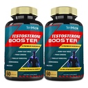 2包60caps Testosterone Supplements for Men, 等效于 10000mg - 自然 stamina, 耐力和强力补充 - 肌肉建筑增长, 提高性能, 能源