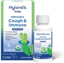 Hyland的"婴儿有机咳嗽糖浆与免疫支持"与Agave,Merderberry和Pomegranate,Soothes Cough,以及支持豁免,夜间,2Fl.Oz.