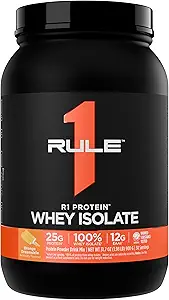 规则1 R1蛋白质 Whey Isolate - 有25g 蛋白质 & 6g BCAA 单自孤立和水解源进行工作回收(2英镑*,橙色梦冰)